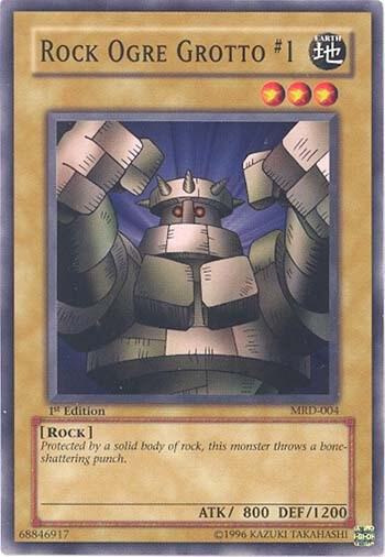 Rock Ogre Grotto #1 MRD-004 card from Metal Raiders