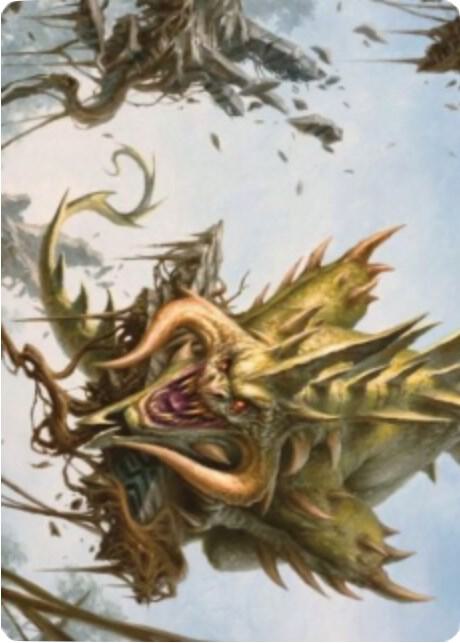 Canopy Baloth Art Card 70 card from Art Series: Zendikar Rising