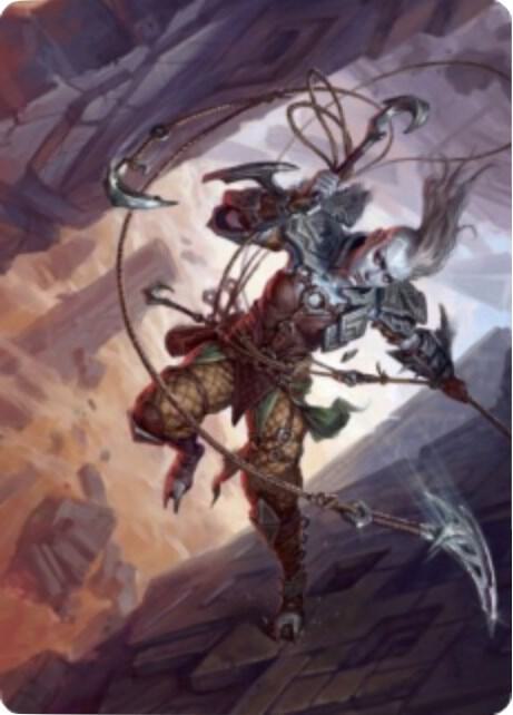 Akiri, Fearless Voyager Art Card 74 card from Art Series: Zendikar Rising