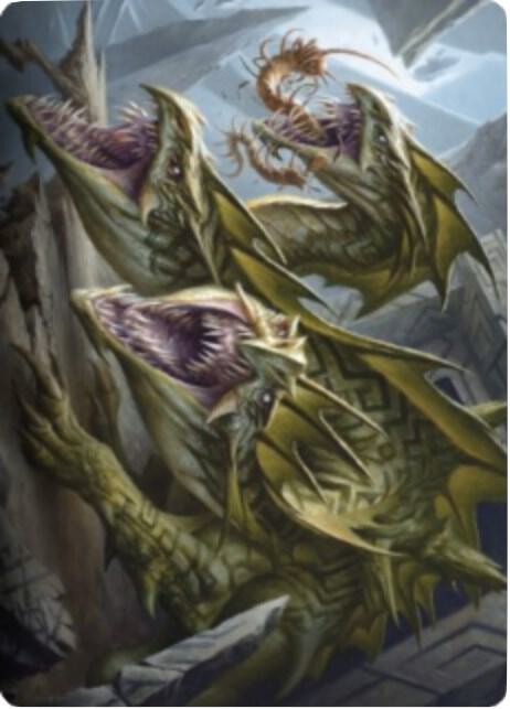 Grakmaw, Skyclave Ravager Art Card 76 card from Art Series: Zendikar Rising