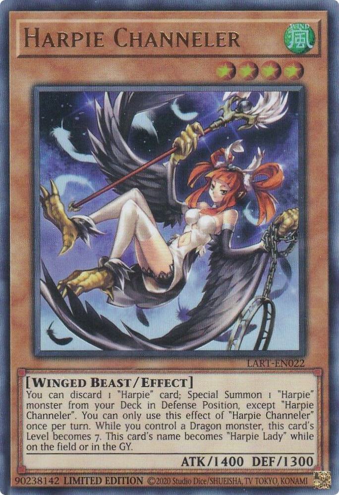 Harpie Channeler LART-EN022 card from The Lost Art Promotion