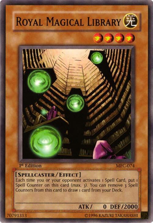 Royal Magical Library MFC-074 card from Magician's Force