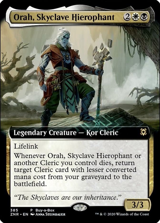 Orah, Skyclave Hierophant 385 card from Buy-A-Box Promos