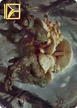 Swarm Shambler Art Card (Gold-Stamped Signature) 73 card from Art Series: Zendikar Rising