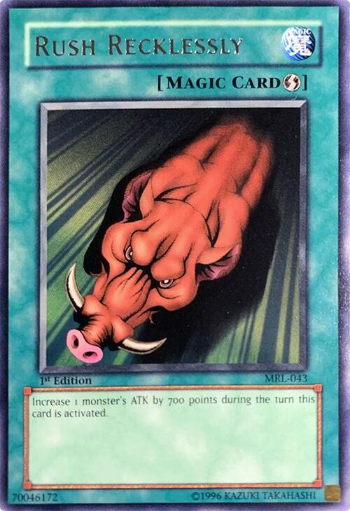 Rush Recklessly MRL-043 card from Magic Ruler