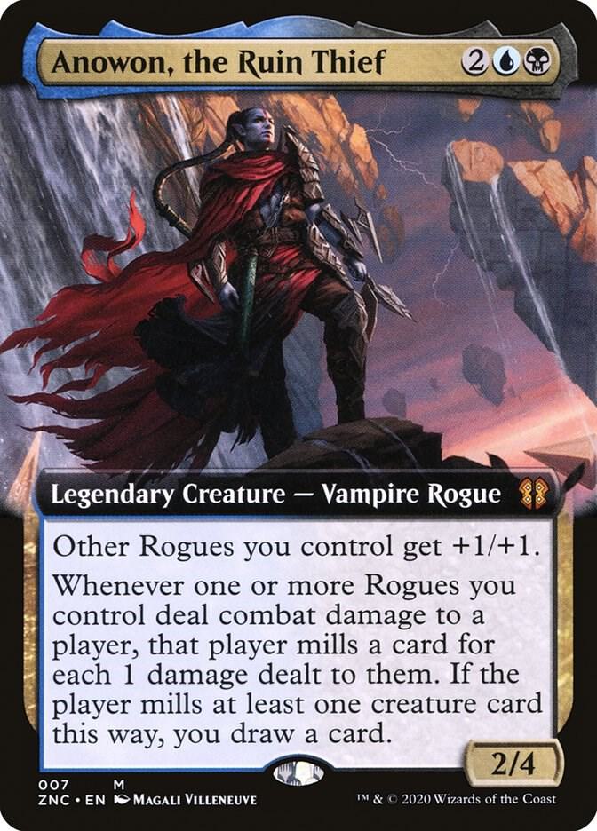 Anowon, the Ruin Thief (Extended Art) 7 card from Commander: Zendikar Rising