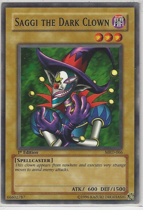 Saggi the Dark Clown MRD-066 card from Metal Raiders