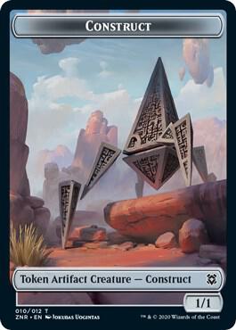 Construct // Illusion Double-Sided Token 10 // 6 card from Zendikar Rising