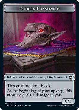 Goblin Construct // Kor Warrior Double-Sided Token 11 // 4 card from Zendikar Rising