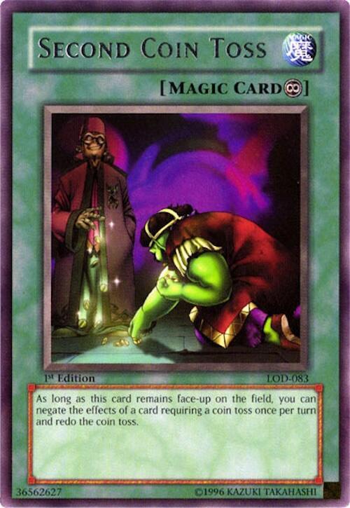 Second Coin Toss LOD-083 card from Legacy of Darkness