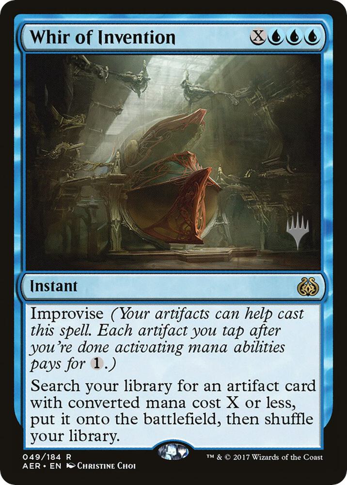 Whir of Invention 49 card from Promo Pack: Zendikar Rising