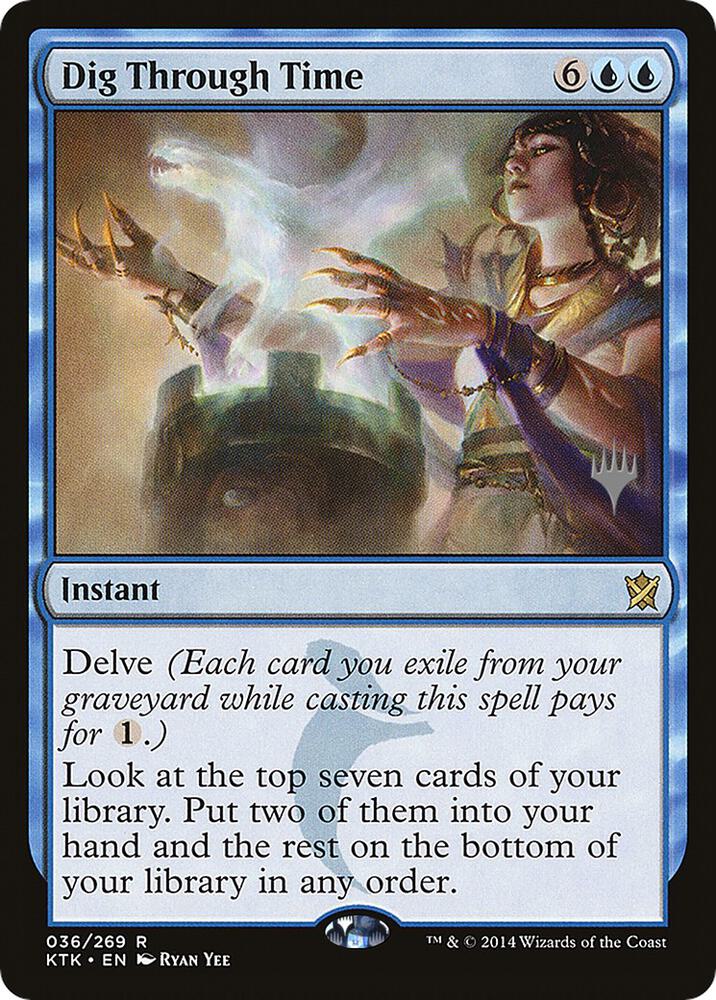 Dig Through Time 36 card from Promo Pack: Zendikar Rising