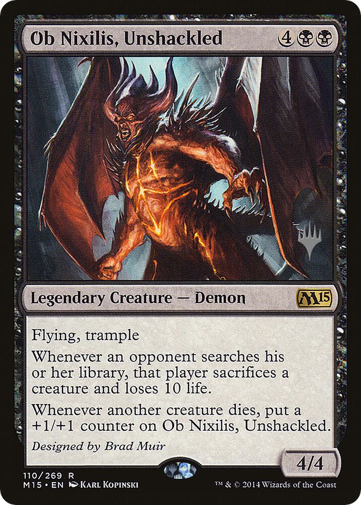 Ob Nixilis, Unshackled 110 card from Promo Pack: Zendikar Rising