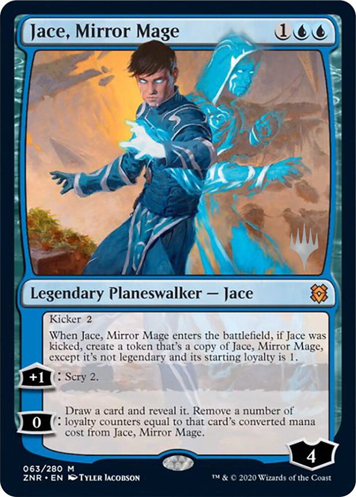 Jace, Mirror Mage 63 card from Promo Pack: Zendikar Rising
