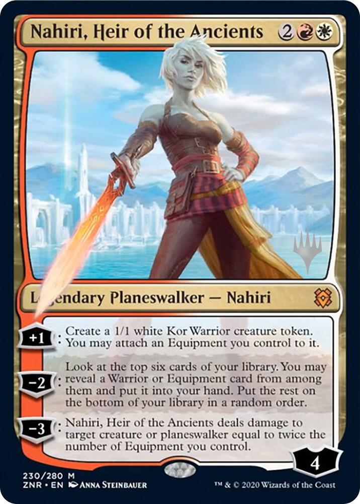 Nahiri, Heir of the Ancients 230 card from Promo Pack: Zendikar Rising