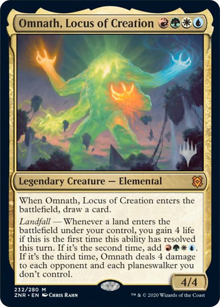 Omnath, Locus of Creation 232 card from Promo Pack: Zendikar Rising