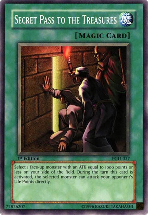Secret Pass to the Treasures PGD-037 card from Pharaonic Guardian