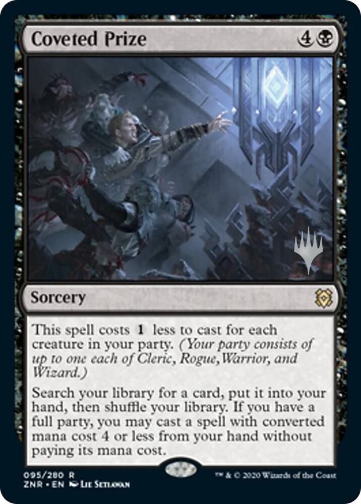 Coveted Prize 95 card from Promo Pack: Zendikar Rising