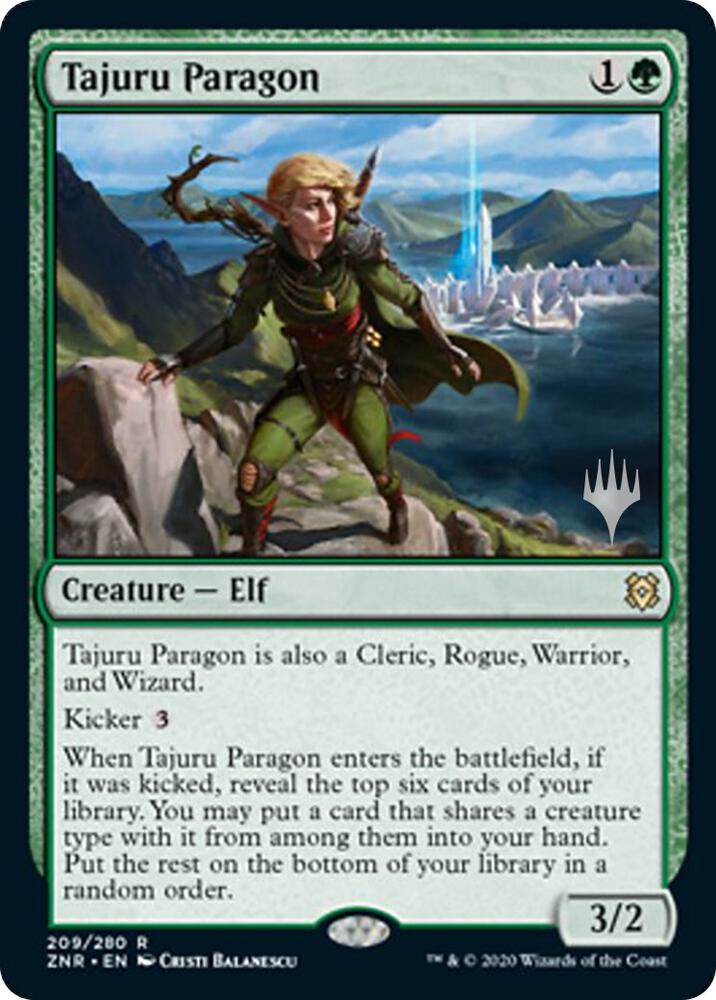Tajuru Paragon 209 card from Promo Pack: Zendikar Rising