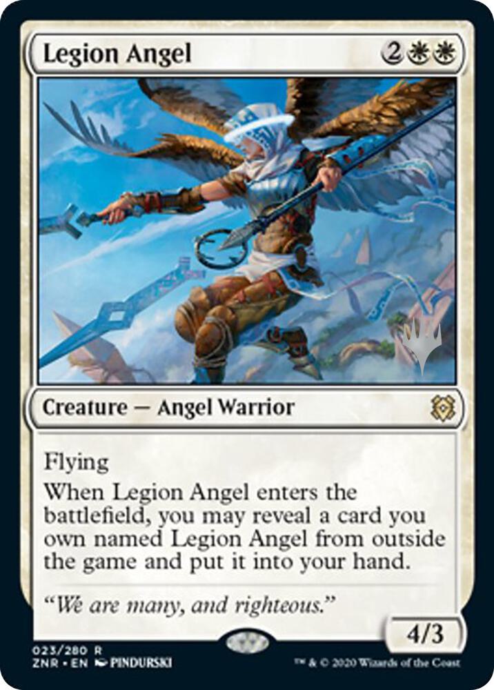 Legion Angel 23 card from Promo Pack: Zendikar Rising