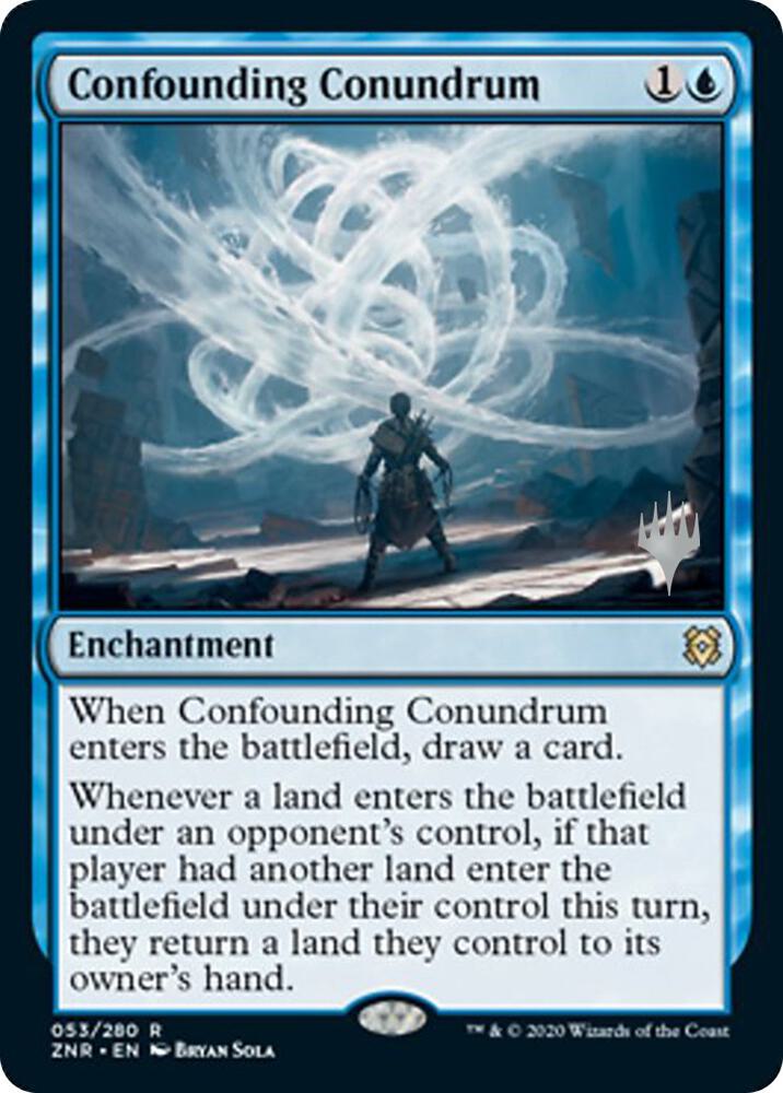 Confounding Conundrum 53 card from Promo Pack: Zendikar Rising