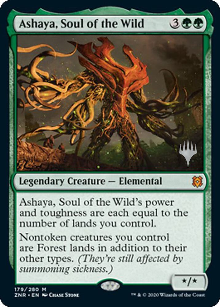 Ashaya, Soul of the Wild 179 card from Promo Pack: Zendikar Rising