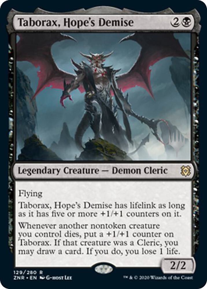Taborax, Hope's Demise 129 card from Promo Pack: Zendikar Rising
