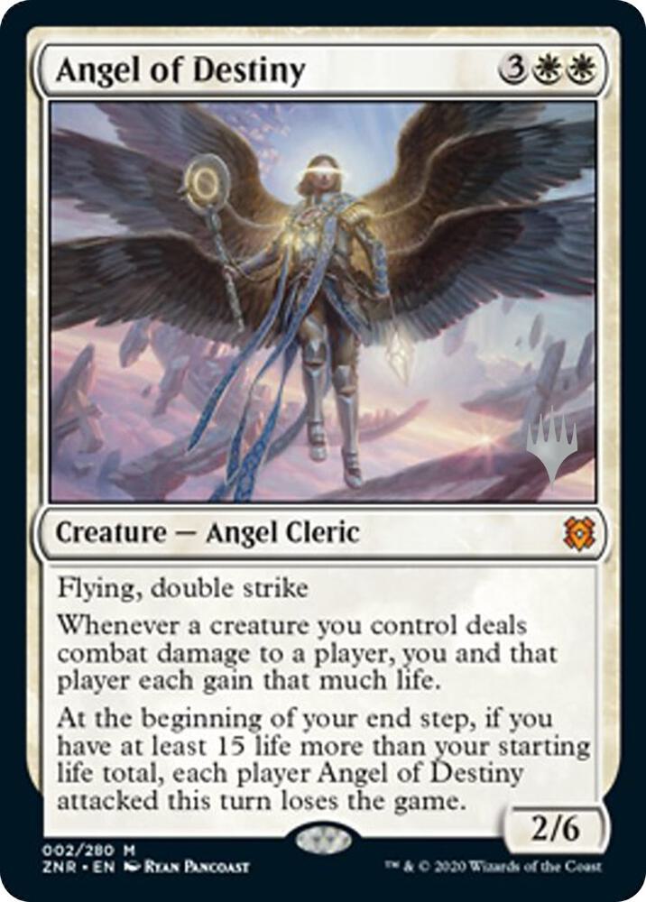 Angel of Destiny 2 card from Promo Pack: Zendikar Rising