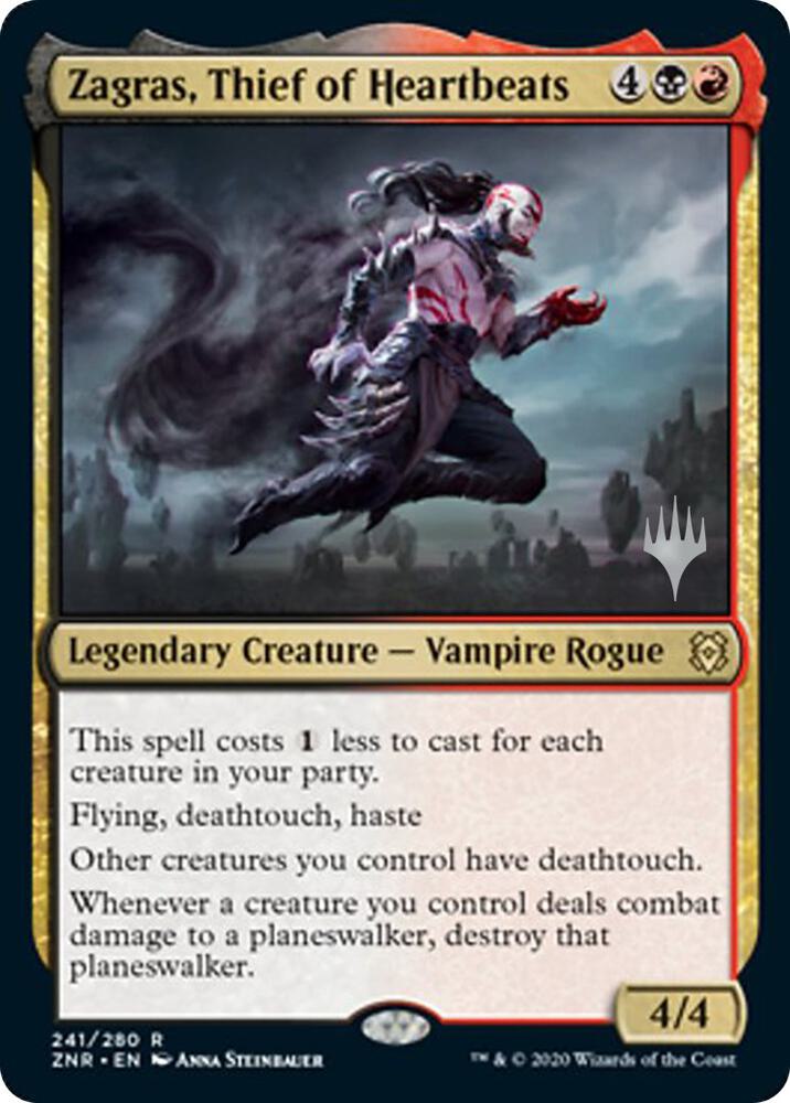Zagras, Thief of Heartbeats 241 card from Promo Pack: Zendikar Rising