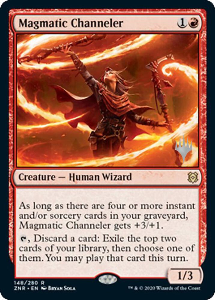 Magmatic Channeler 148 card from Promo Pack: Zendikar Rising