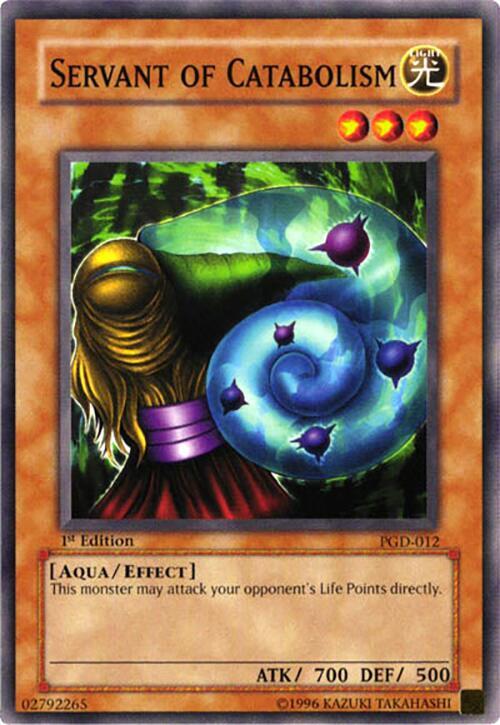 Servant of Catabolism PGD-012 card from Pharaonic Guardian