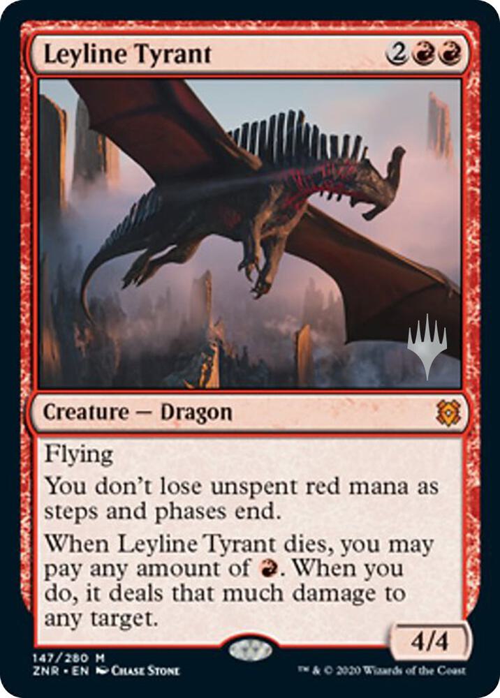 Leyline Tyrant 147 card from Promo Pack: Zendikar Rising