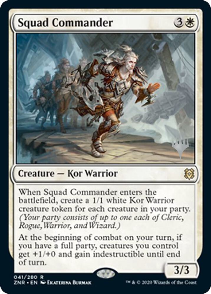Squad Commander 41 card from Promo Pack: Zendikar Rising