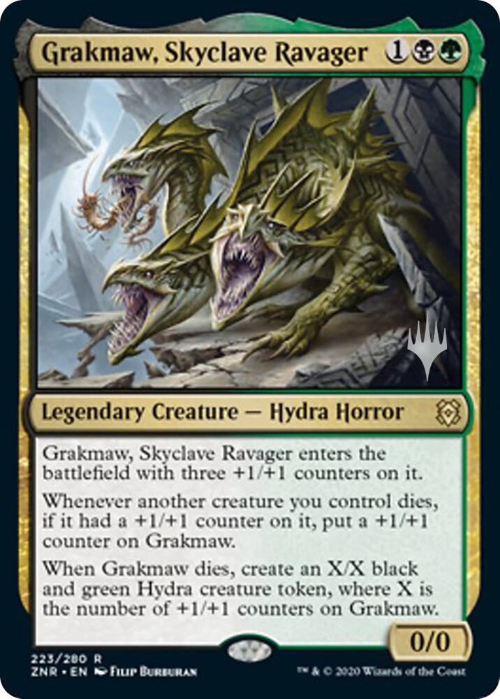 Grakmaw, Skyclave Ravager 223 card from Promo Pack: Zendikar Rising