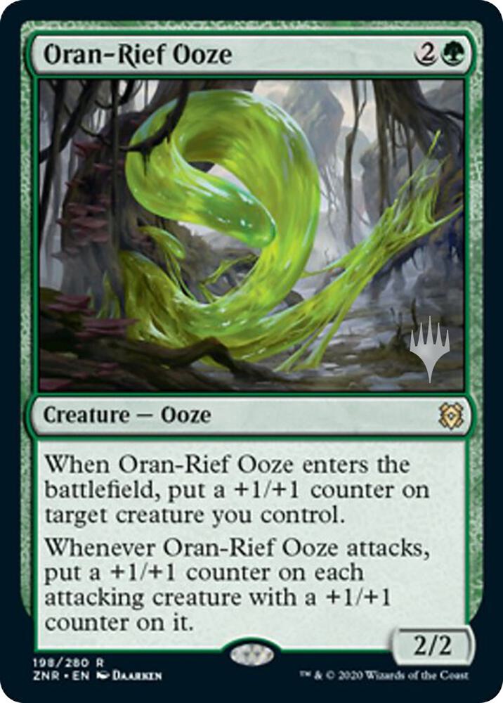 Oran-Rief Ooze 198 card from Promo Pack: Zendikar Rising