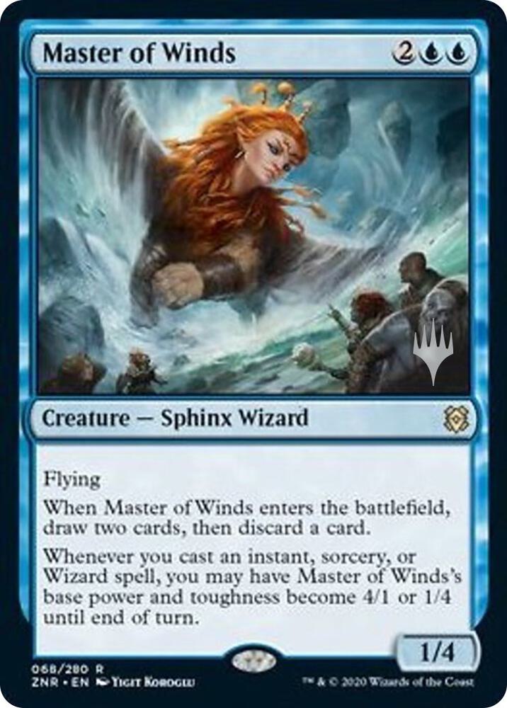 Master of Winds 68 card from Promo Pack: Zendikar Rising