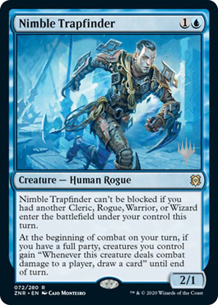 Nimble Trapfinder 72 card from Promo Pack: Zendikar Rising