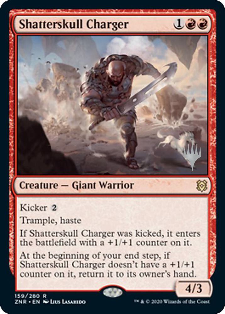 Shatterskull Charger 159 card from Promo Pack: Zendikar Rising