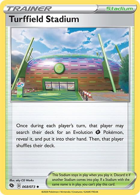 Turffield Stadium 68/73 card from Champion's Path