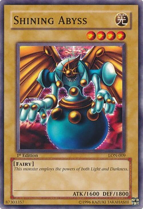 Shining Abyss LON-009 card from Labyrinth of Nightmare