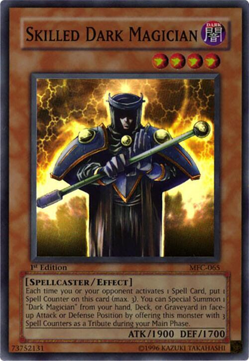 Skilled Dark Magician MFC-065 card from Magician's Force