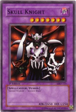 Skull Knight MRD-123 card from Metal Raiders