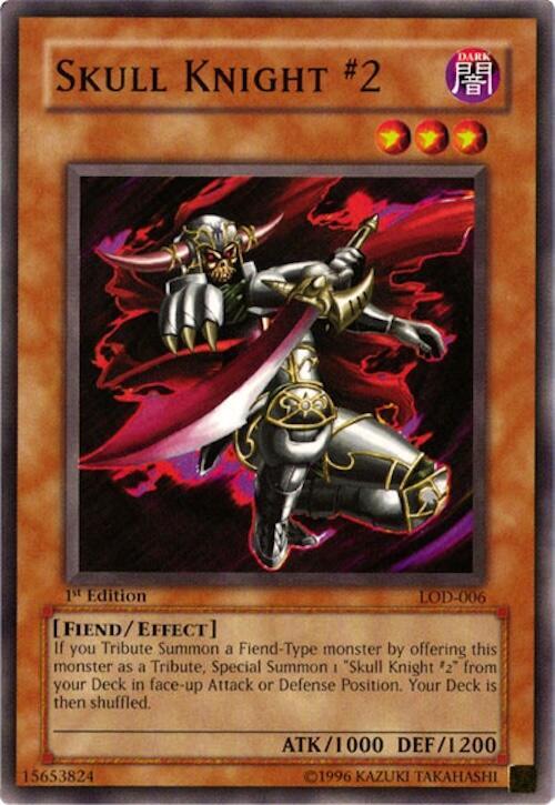 Skull Knight #2 LOD-006 card from Legacy of Darkness