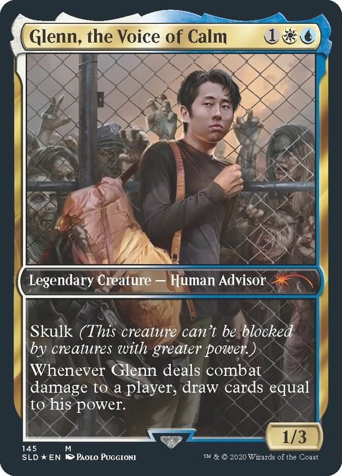 Glenn, the Voice of Calm 145 card from Secret Lair Drop Series