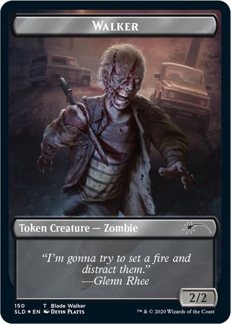 Walker (Blade Walker // Winslow) Double-sided Token 150 // 151 card from Secret Lair Drop Series