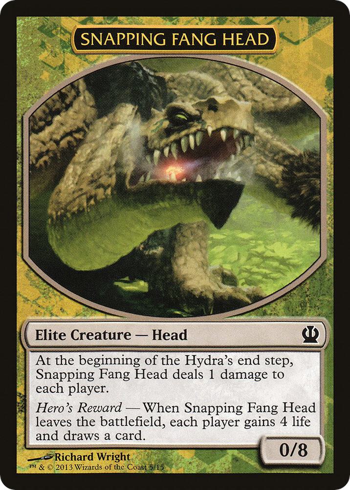 Snapping Fang Head 5 card from Hero's Path Promos