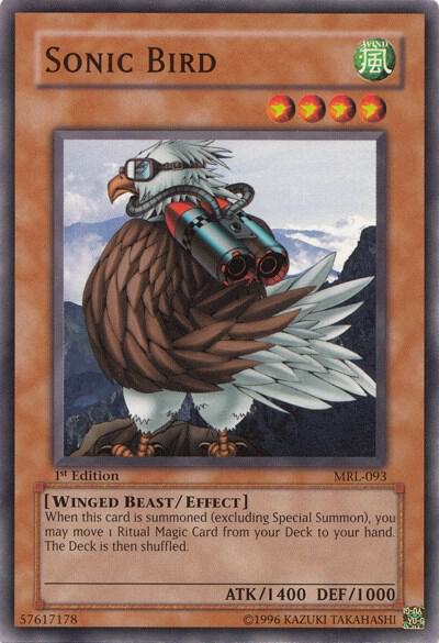 Sonic Bird MRL-093 card from Magic Ruler