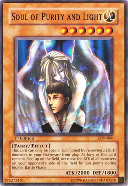 Soul of Purity and Light LON-066 card from Labyrinth of Nightmare