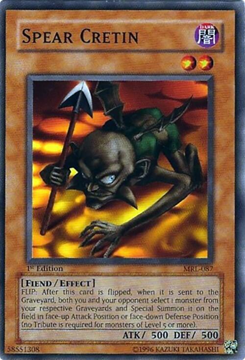 Spear Cretin MRL-087 card from Magic Ruler