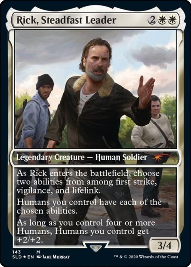Rick, Steadfast Leader 143 card from Secret Lair Drop Series